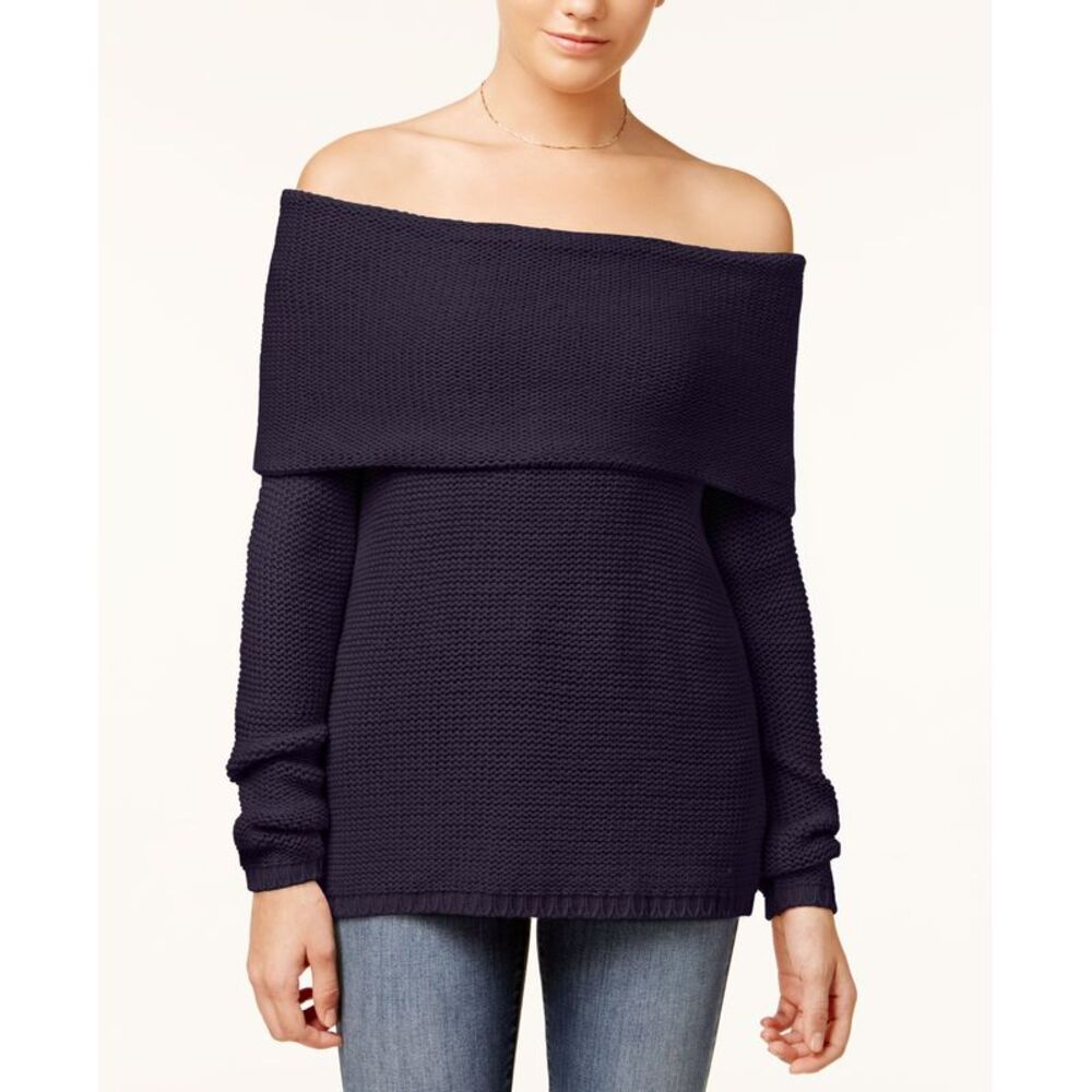 Freshman Juniors' Off-The-Shoulder Sweater